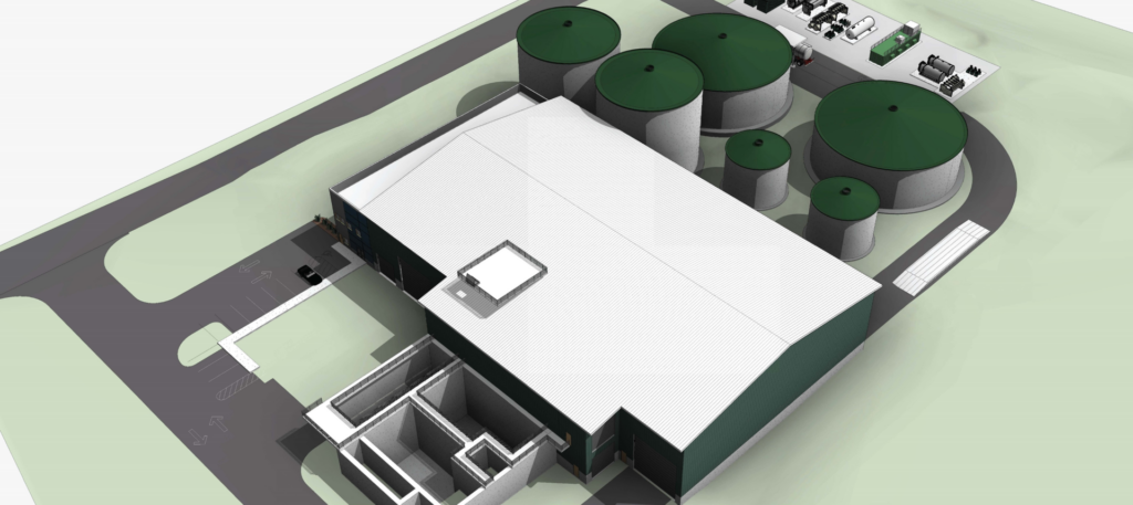 Bioenergy Devco anaerobic digestion facility rendering